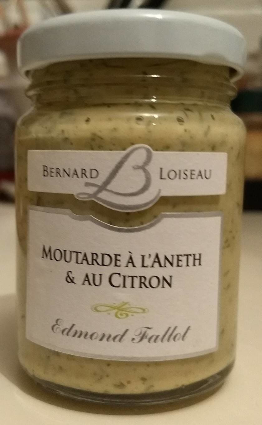 Edmond Fallot Bernard Loiseau moutarde aneth et citron packshot