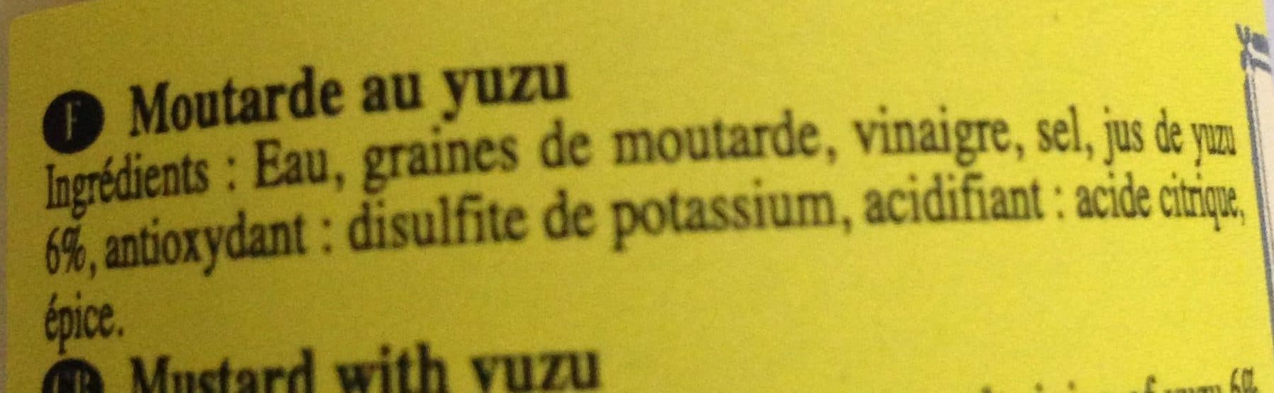 Edmond Fallot Moutarde au yuzu packshot