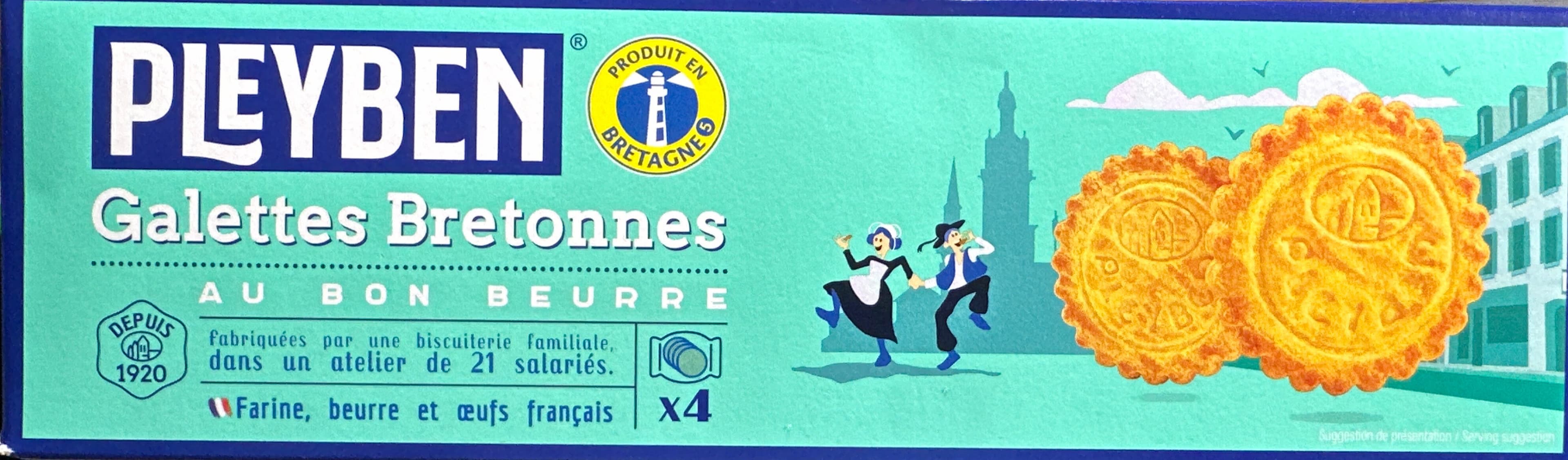 Pleyben Galettes Bretonnes au bon beurre packshot