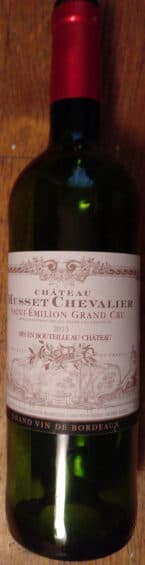 Château Musset Chevalier Saint-Emilion Grand Cru 2013 packshot