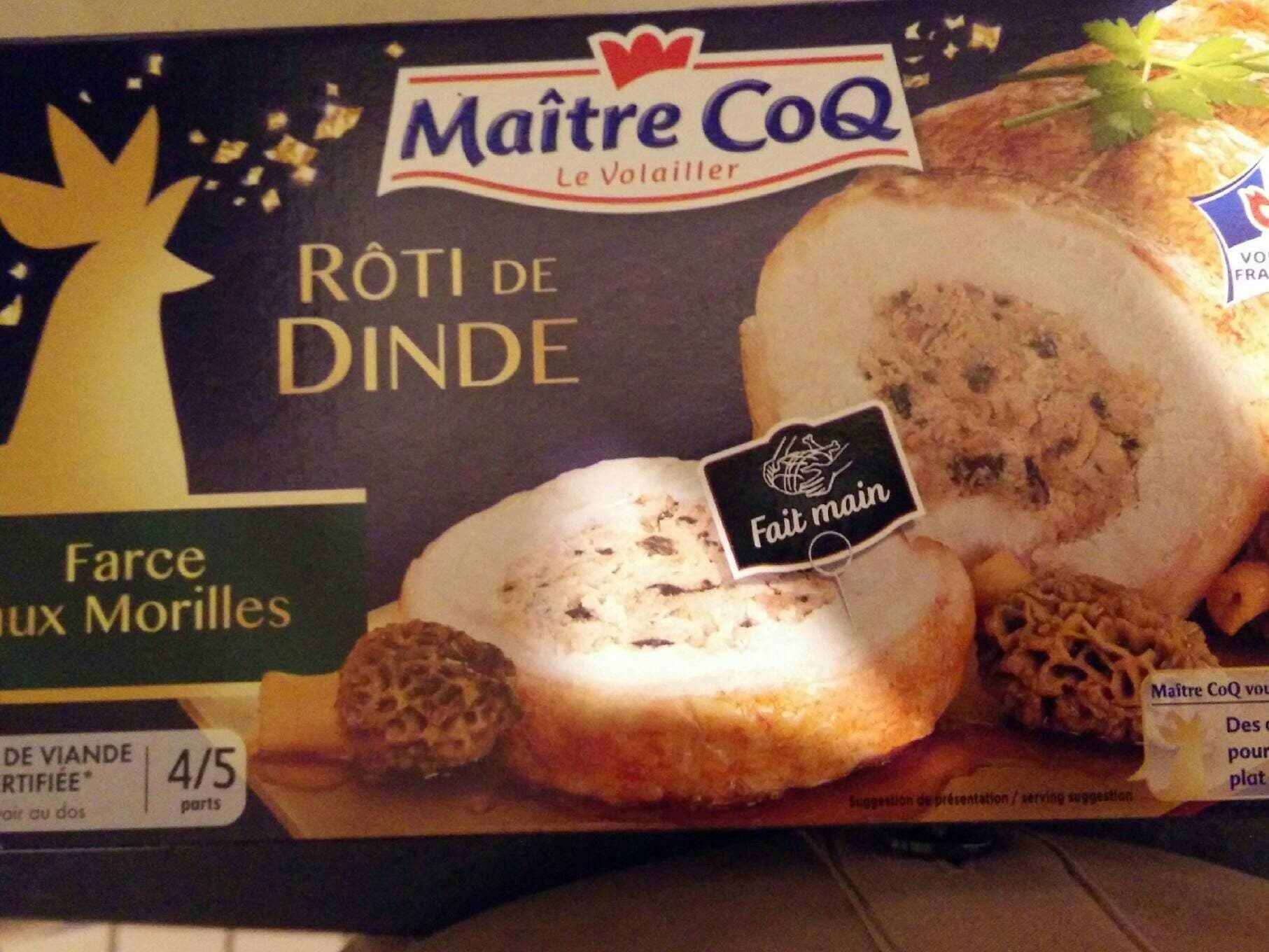 Maître CoQ Roti dinde farce morilles packshot