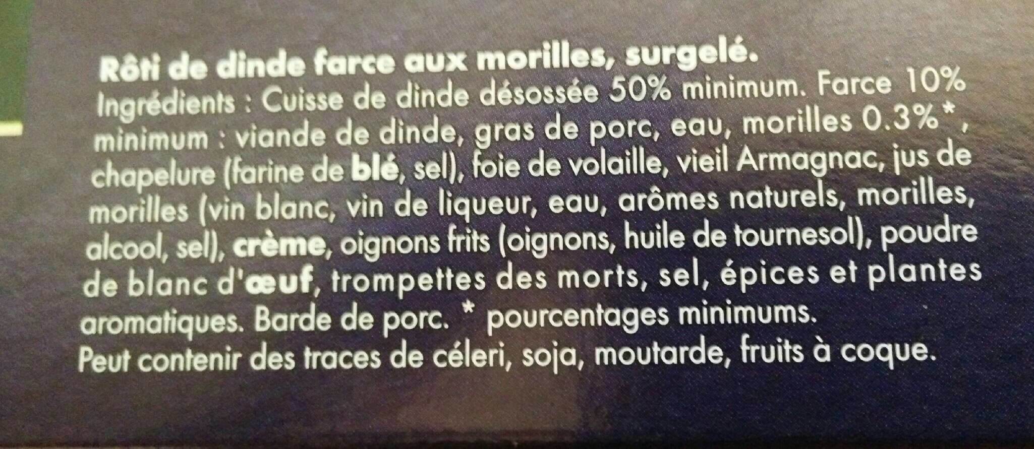 Maître CoQ Roti dinde farce morilles packshot