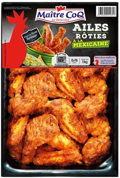 Maître CoQ Ailes rôties à la mexicaine packshot