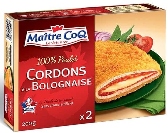 Maître CoQ Cordons à la bolognaise x2 packshot