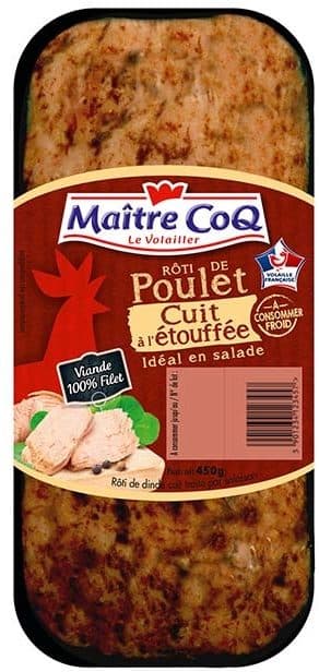 Maître CoQ Roti de poulet 450g packshot
