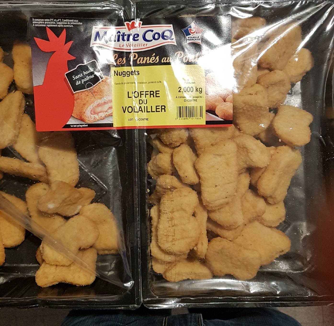 Maître CoQ Maitre coq nuggets de poulet sous atmosphere lot packshot