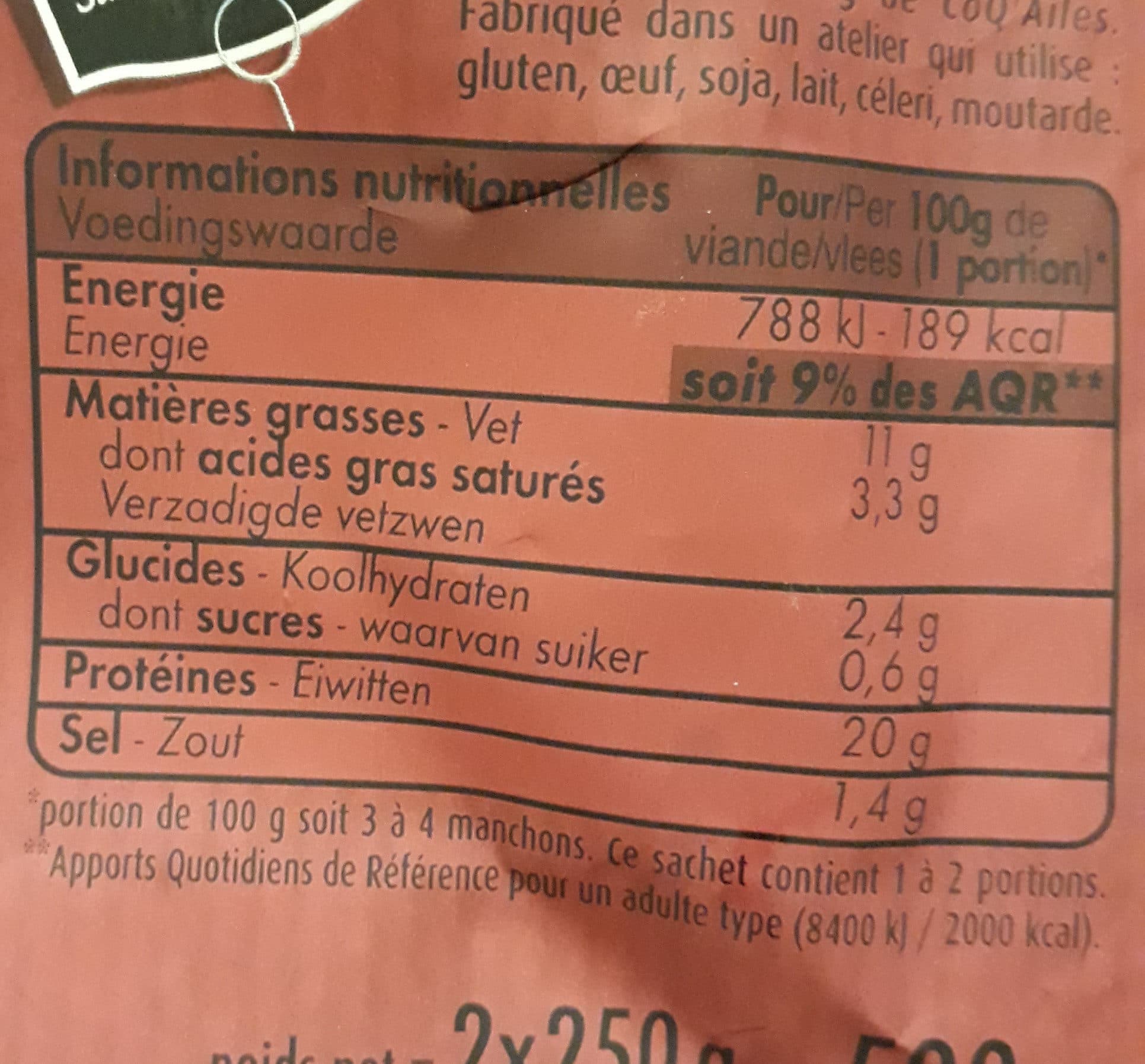 Maître CoQ CoQ' Ailes, pané Indien packshot