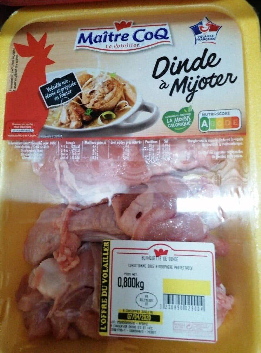 Maître CoQ Dinde à mijoter pour blanquette packshot