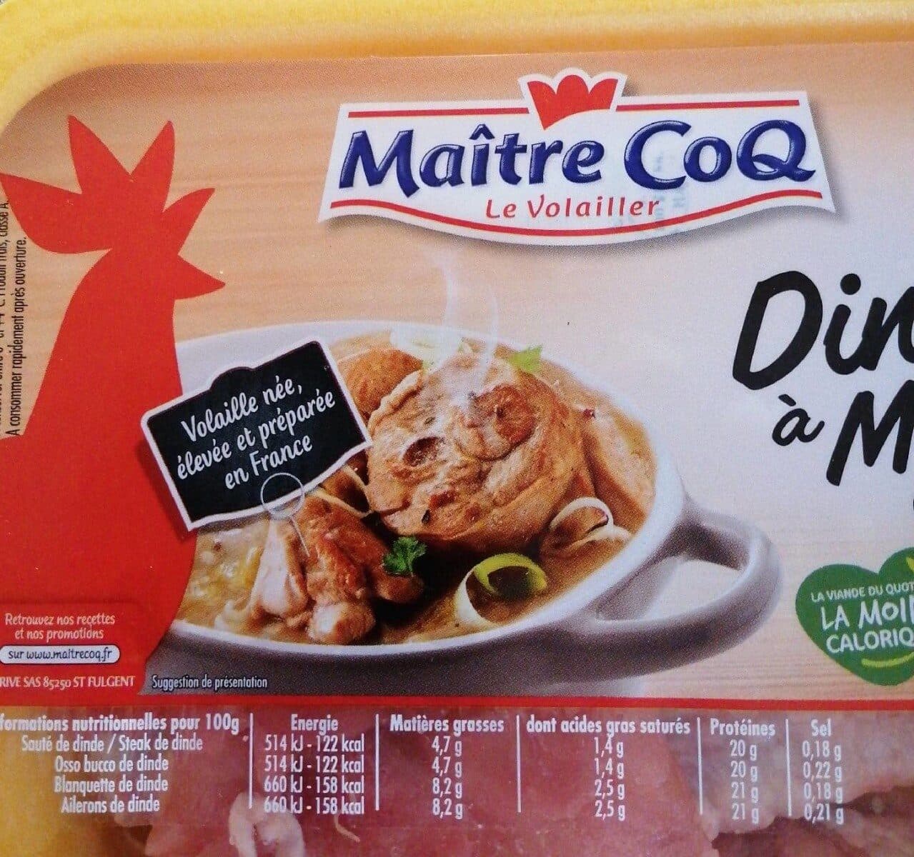 Maître CoQ Dinde à mijoter pour blanquette packshot