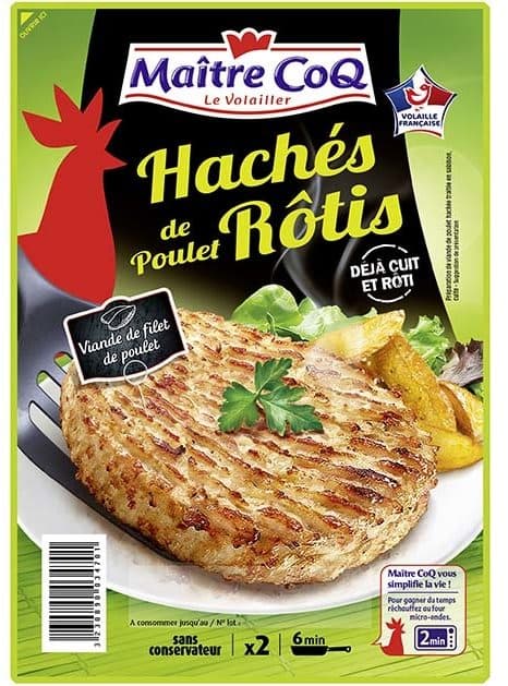 Maître CoQ Hachés de Poulet Rôtis packshot