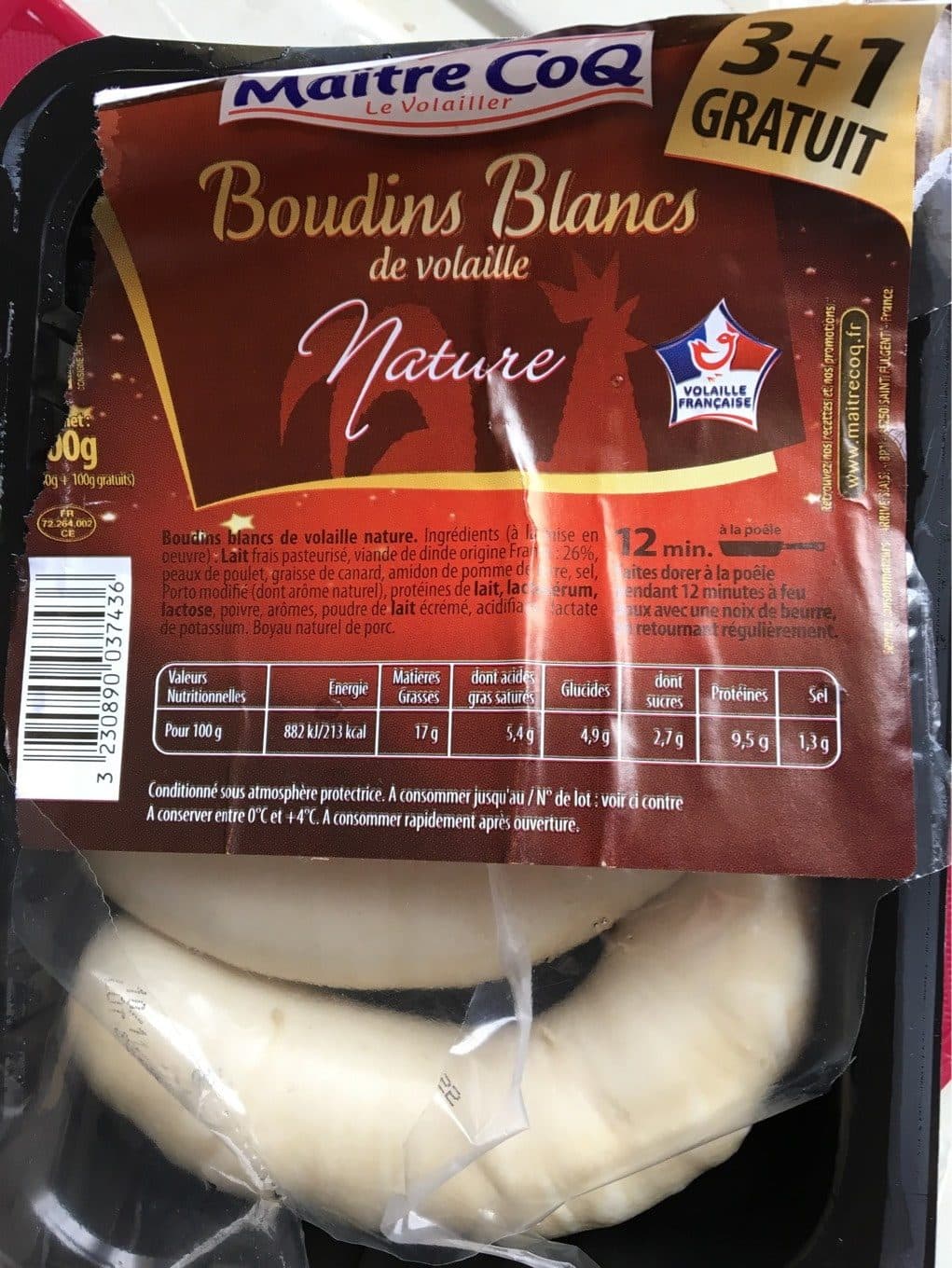 Maître CoQ Boudin blanc packshot