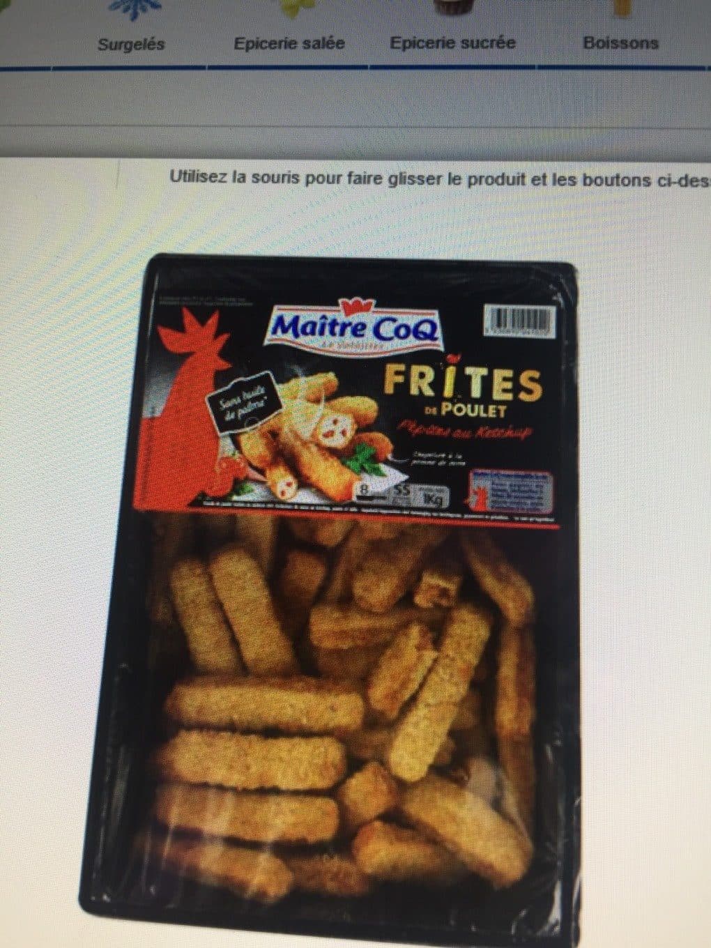 Maître CoQ Frites de poulet packshot