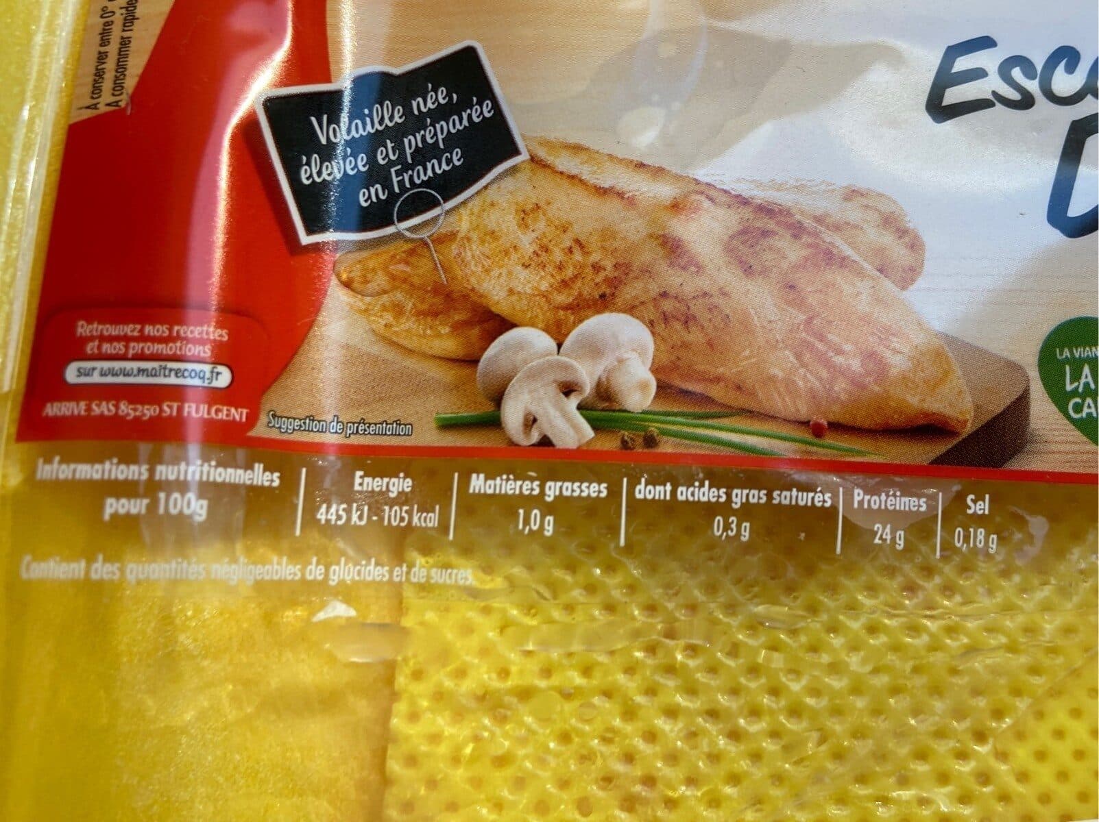 Maître CoQ Escalope de Dinde packshot