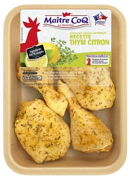 Maître CoQ cuisse et hauts de cuisse au thym citron packshot