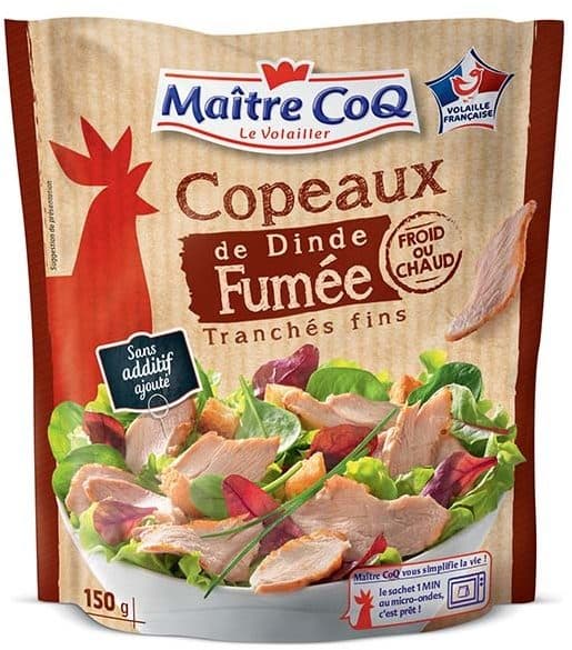 Maître CoQ Copeaux de dinde fumées packshot