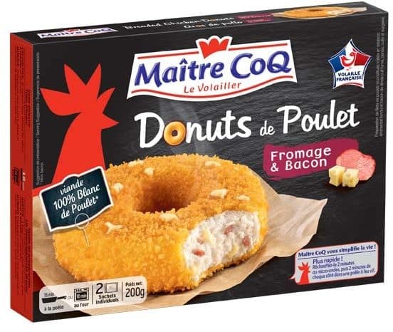 Maître CoQ Donuts de poulet Fromage et bacon packshot