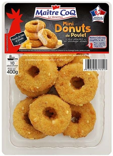 Maître CoQ Mini donuts de poulet 400g packshot