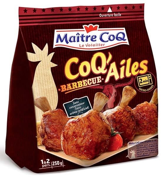 Maître CoQ Coq'ailes barbecue packshot
