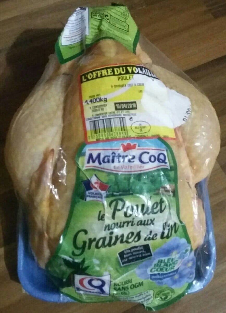 Maître CoQ Le Poulet nourri aux graines de lin packshot