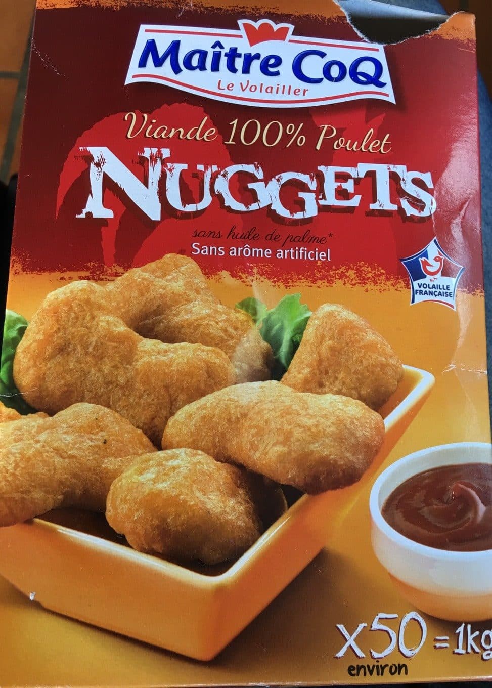 Maître CoQ Viande 100% Poulet NUGGETS packshot