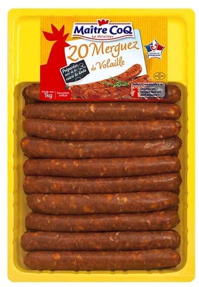 Maître CoQ Merguez de volaille packshot