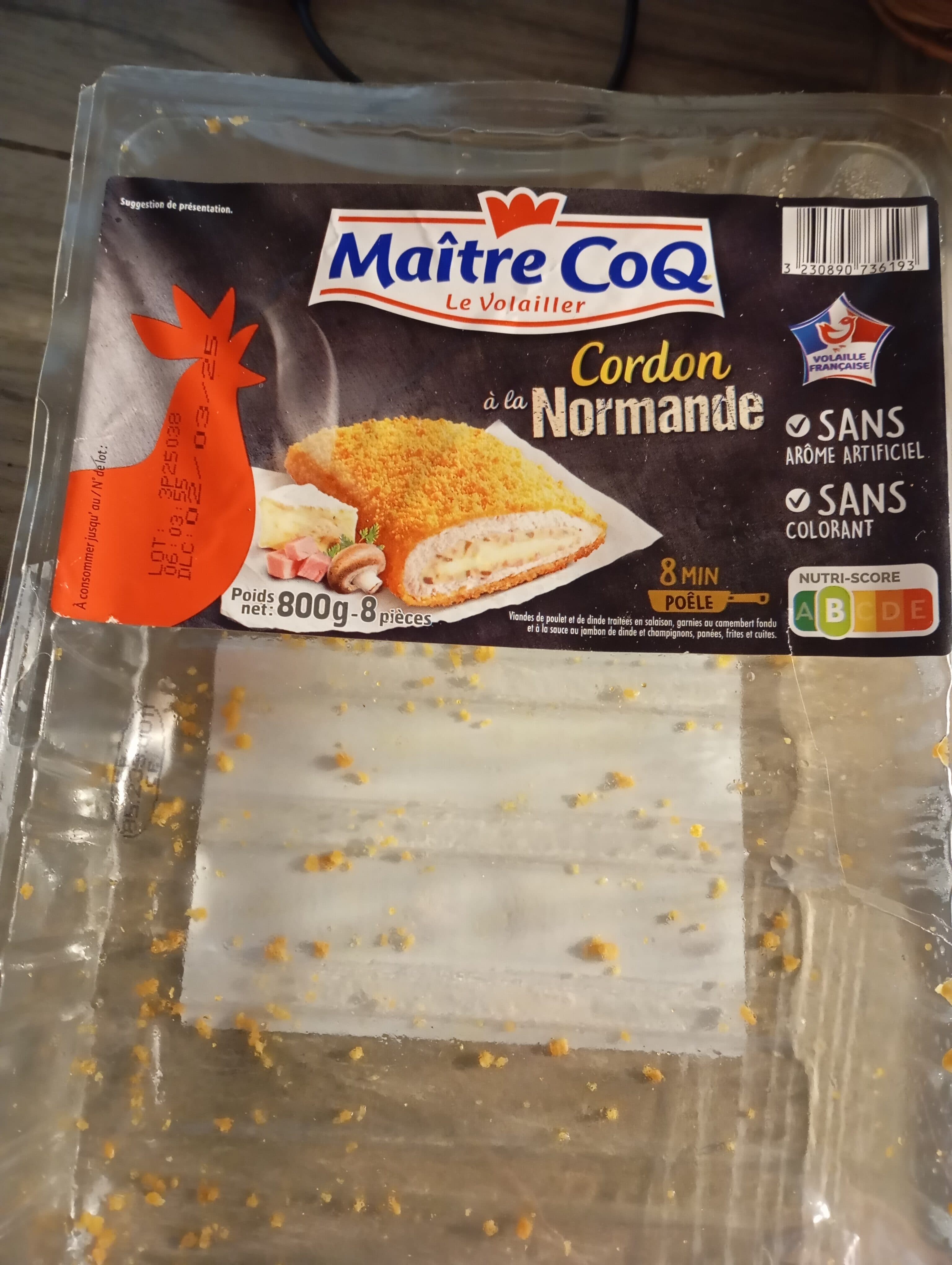 Maître CoQ Cordon de poulet à la Normande packshot