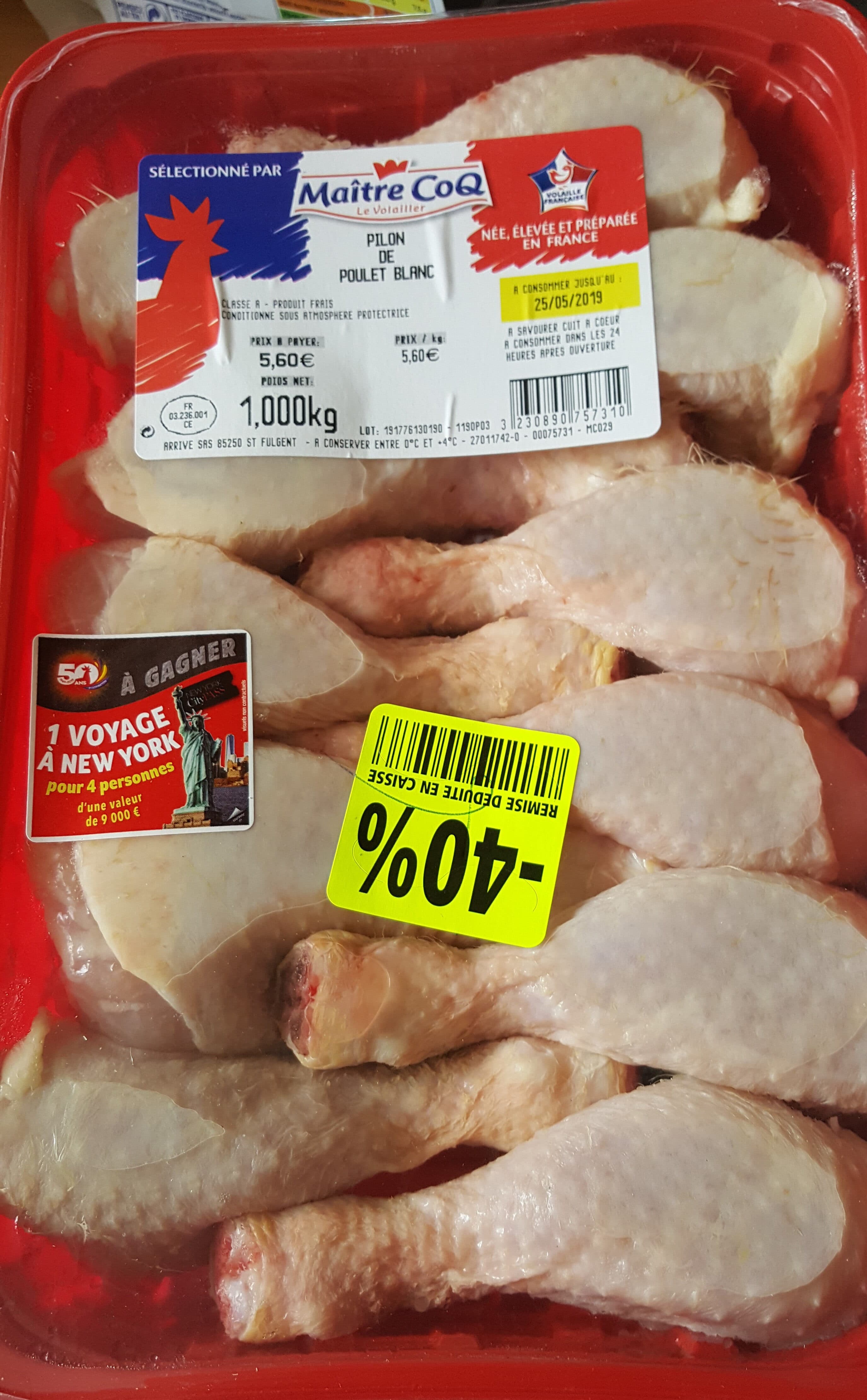 Le Gaulois Pilon de Poulet Blanc packshot