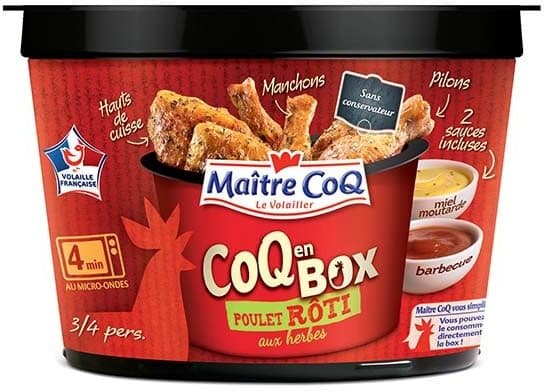 Maître CoQ Coq en Box Poulet Rôti aux Herbes packshot