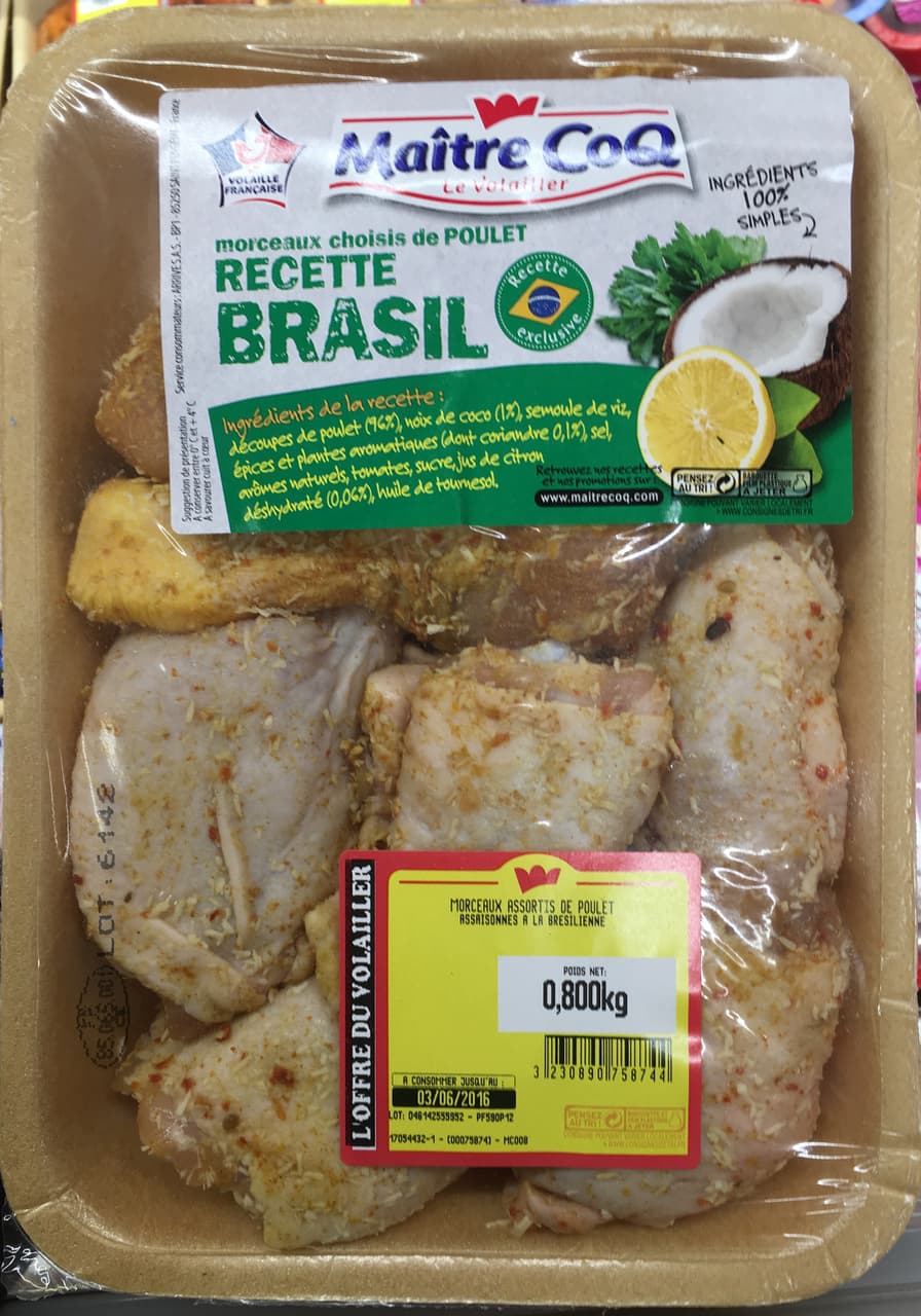 Maître CoQ Morceaux choisis de Poulet recette Brasil packshot