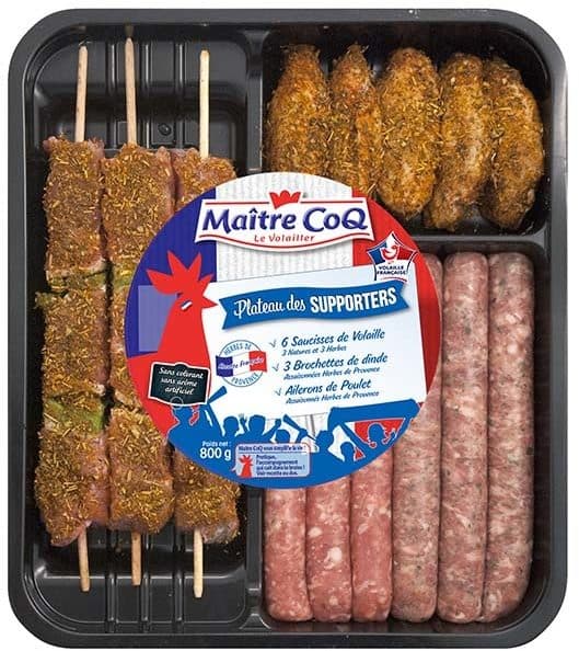 Maître CoQ Plateau des supporters France packshot