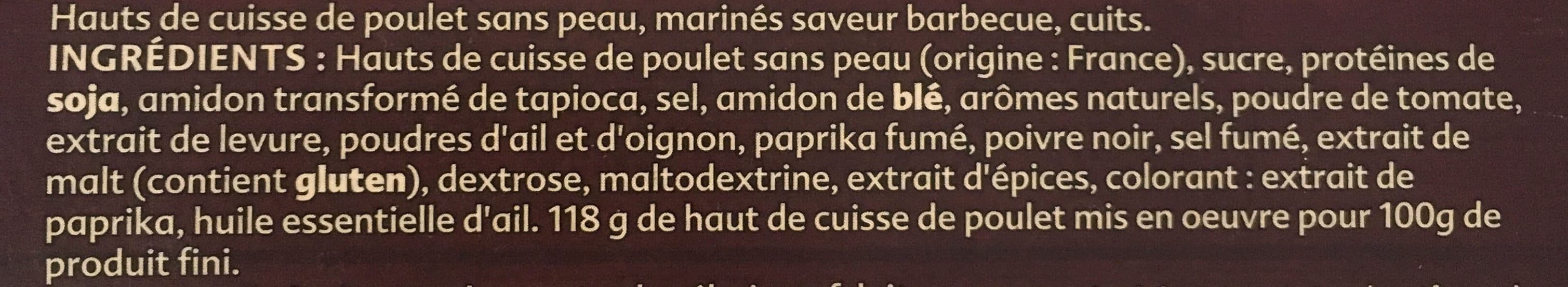 Maître CoQ Rib's de poulet marinade barbecue packshot