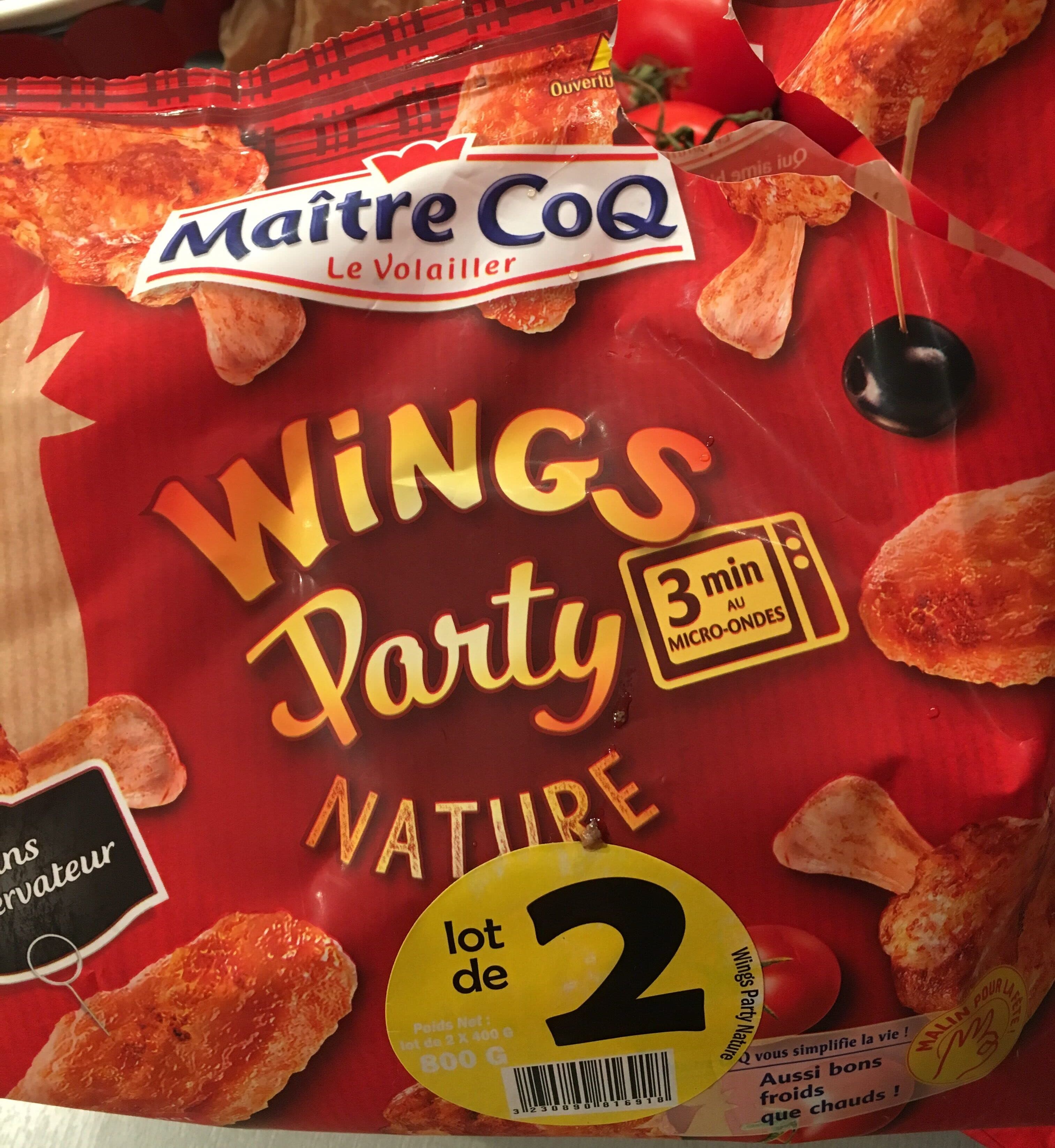 Maître CoQ Wings Party Nature packshot