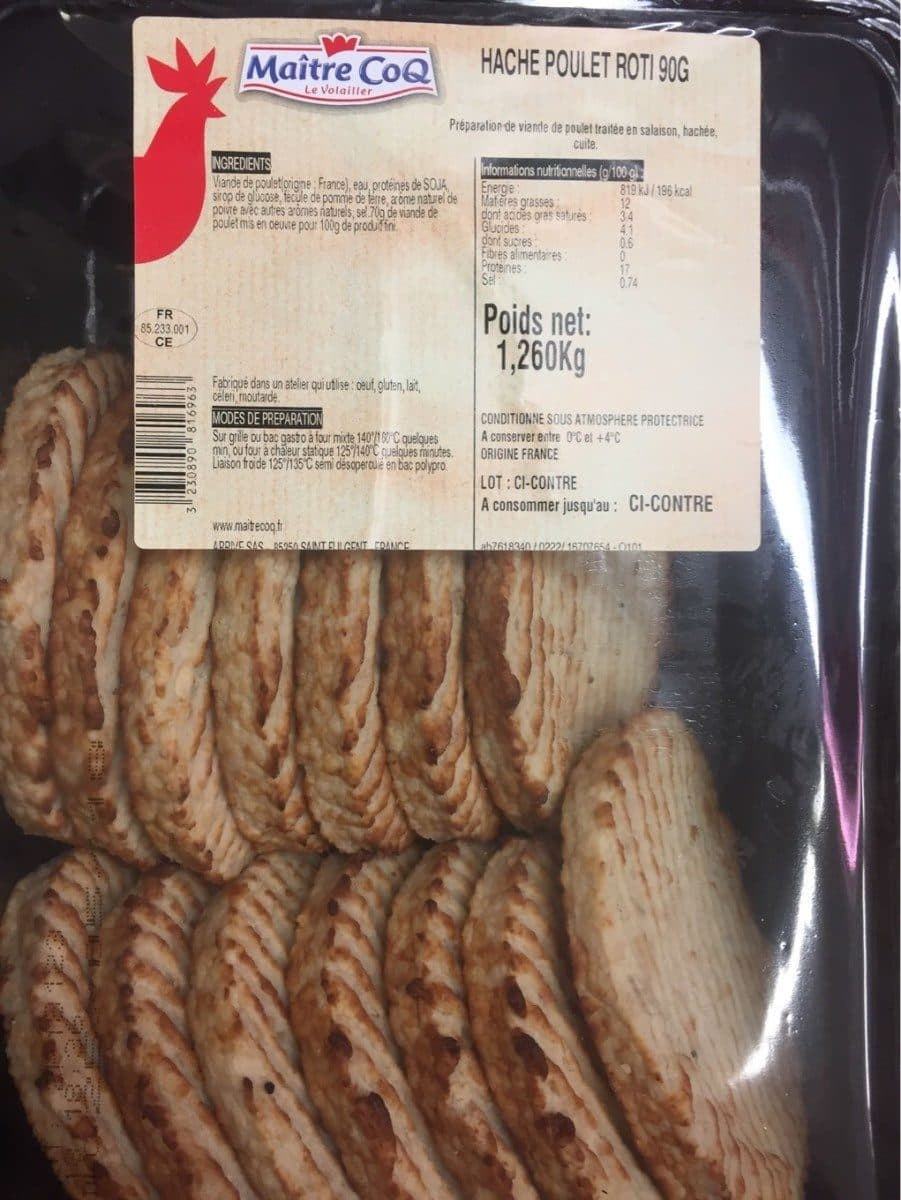 Maître CoQ Hache poulet rôti packshot