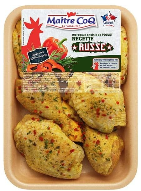 Maître CoQ Morceaux choisis de poulet recette russe packshot