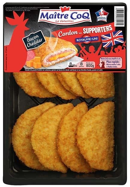 Maître CoQ Cordon des supporters Royaume-Uni (Bacon cheddar) packshot