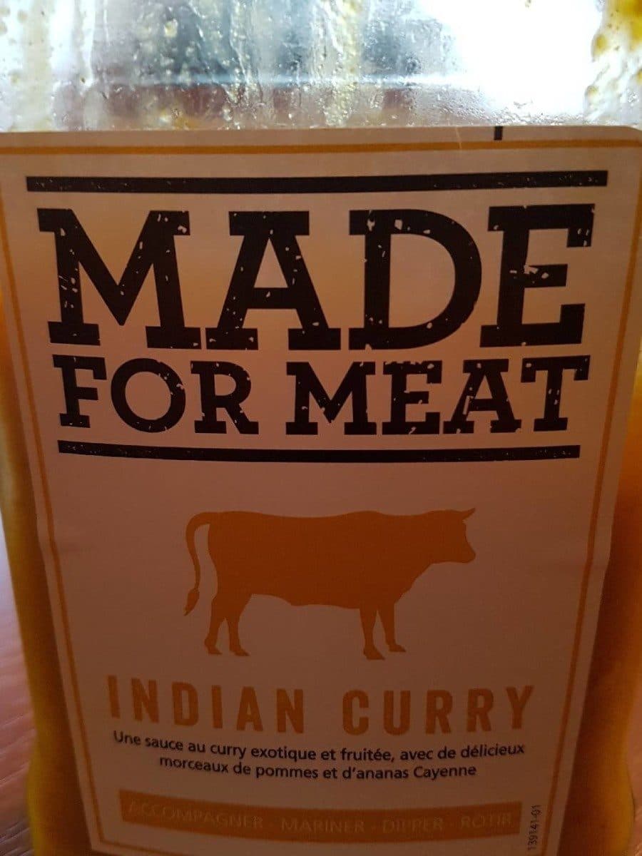 Open Food Facts Made for meat indian curry packshot