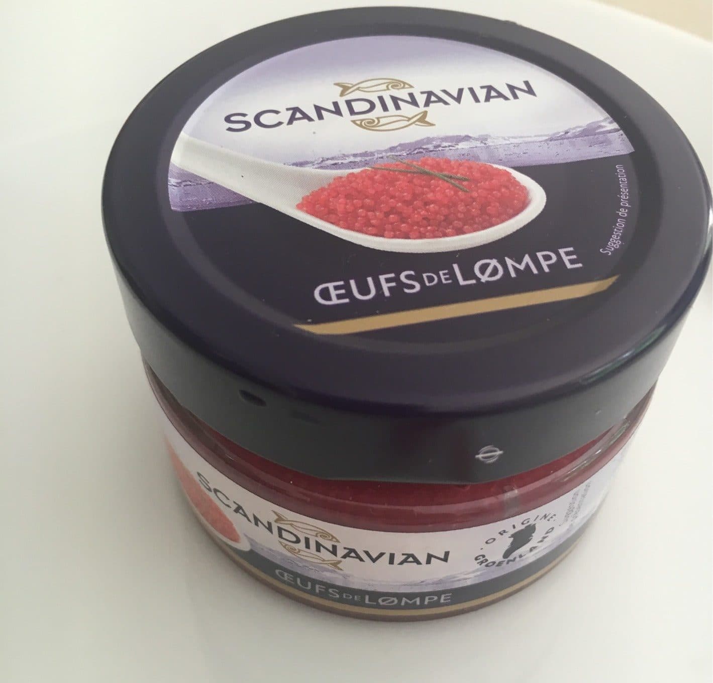 scandinavian Oeufs de lompes rouges, 100g packshot
