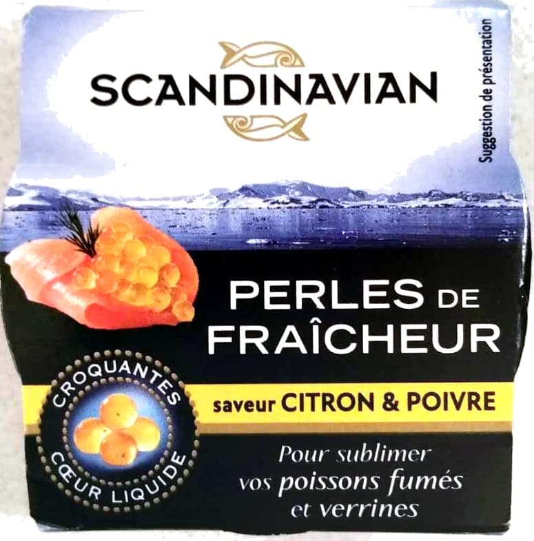 Scandinavian Perles de Fraîcheur, Saveur Citron & Poivre packshot