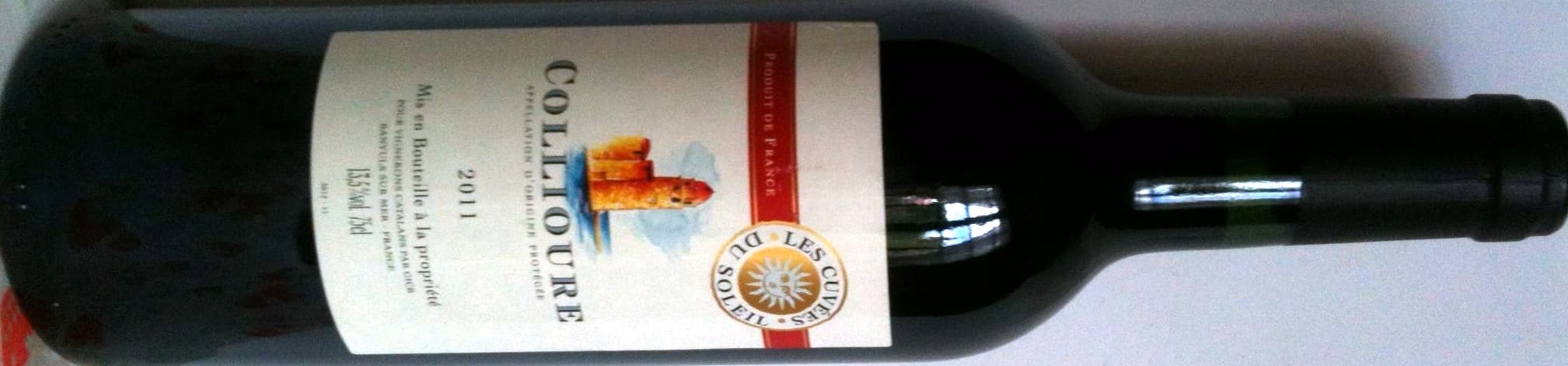 Les Cuvées du Soleil Collioure 2011 packshot
