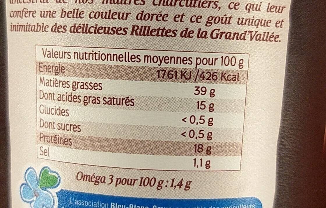Grand Vallée Rillettes de Tours packshot