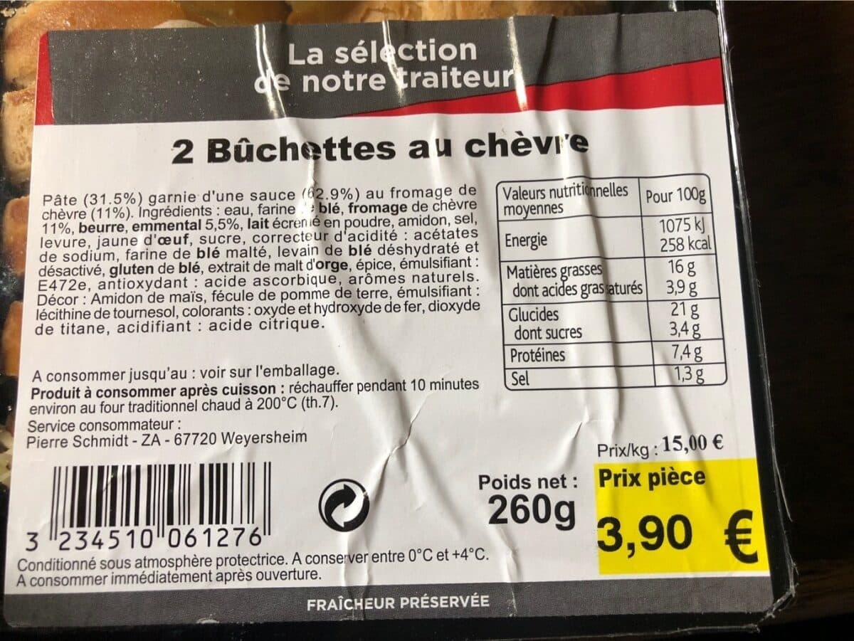 Pierre Schmidt Buchettes au chèvre packshot