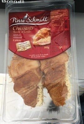 Pierre Schmidt Croissants au jambon emmental packshot