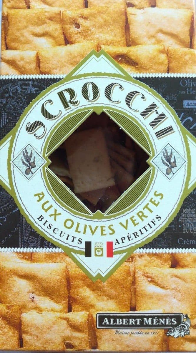 Albert Ménès Scrocchi aux olives vertes packshot