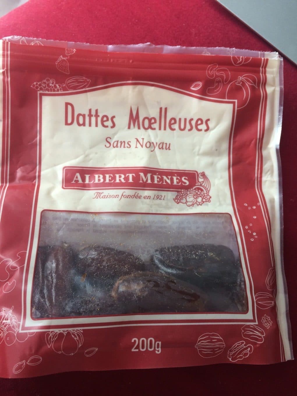 Albert Ménès Dattes moelleuses sans noyau packshot