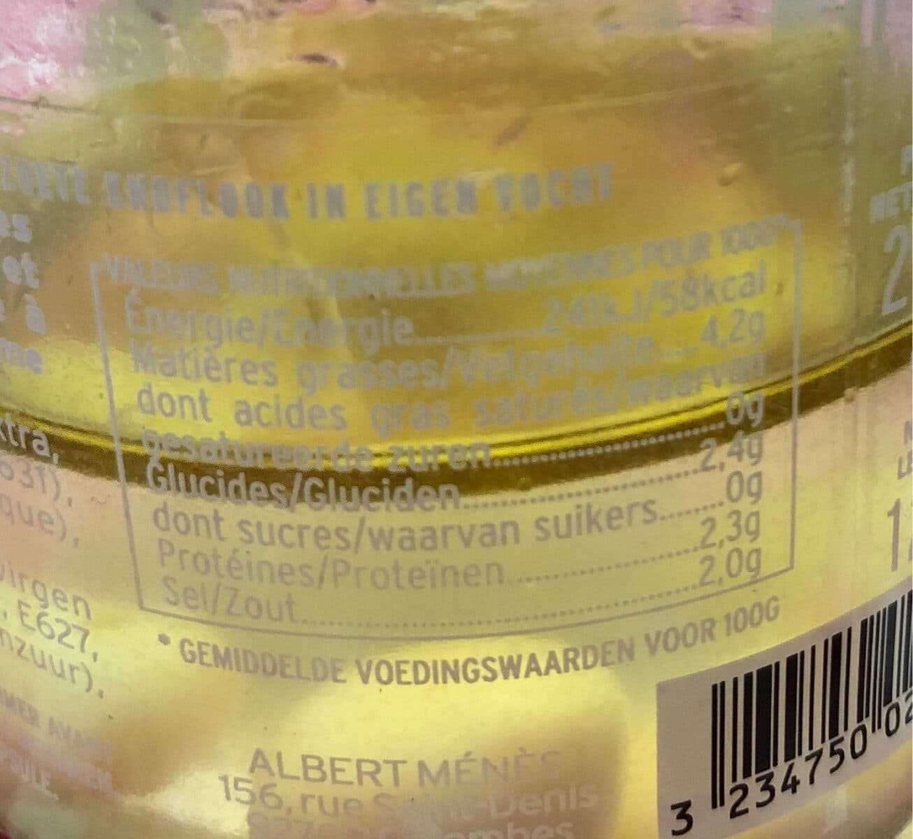 Albert Ménès Ail doux au naturel packshot