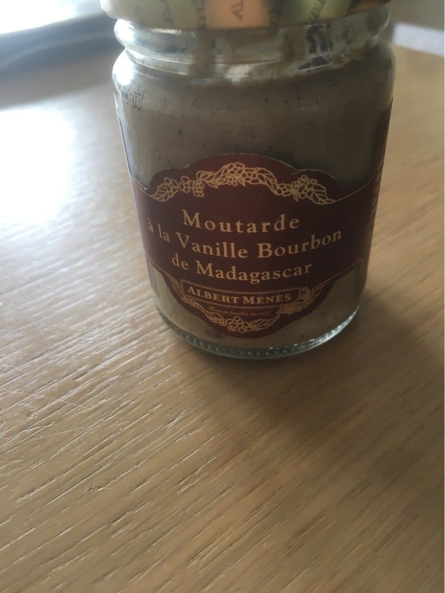 Albert Ménès Moutarde à la vanille Bourbon de Madagascar packshot