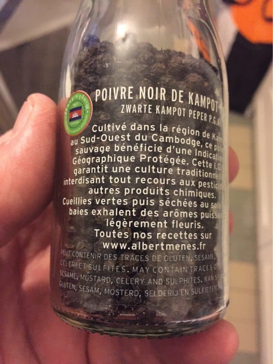 Open Food Facts Poivre Noir De Kampot packshot