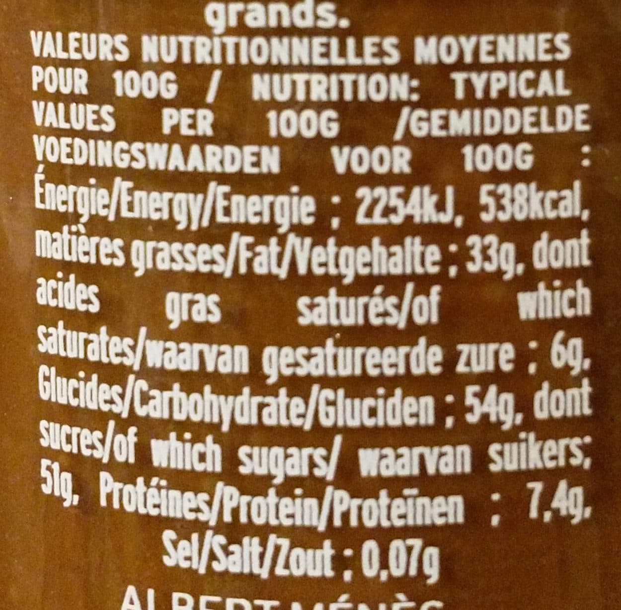 Albert Ménès Pate a tartiner crunchy packshot