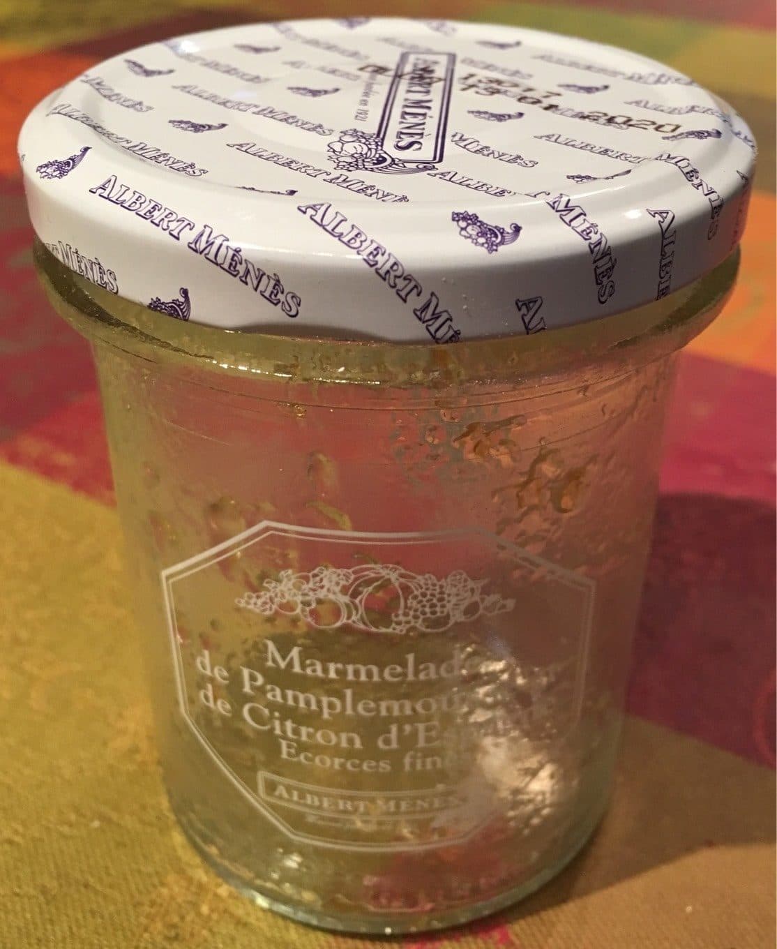 Albert Ménès Marmelade de pamplemousse et de citron d’Espagne packshot