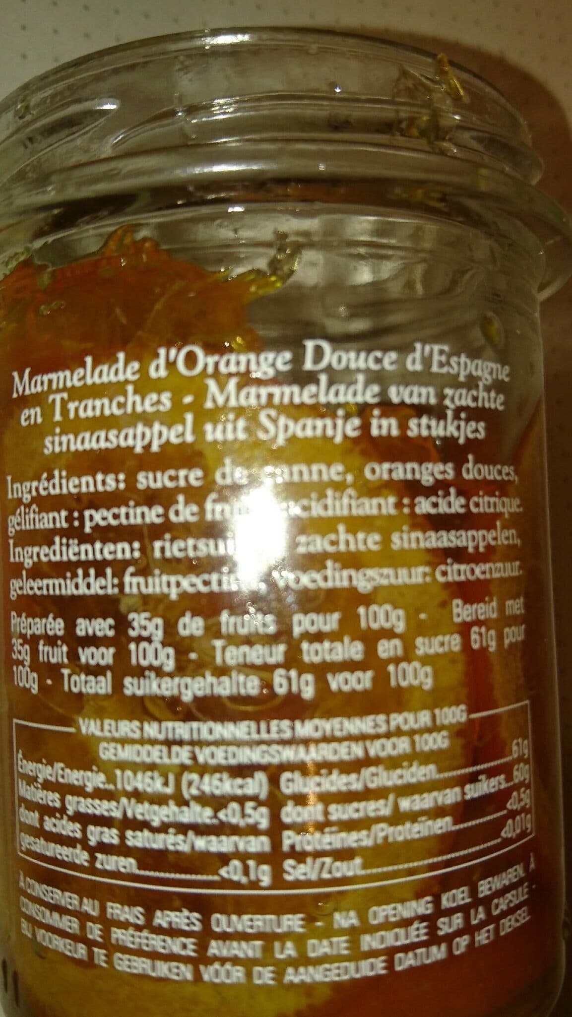 Albert Ménès Marmelade d'orange douce d'Espagne en tranches packshot